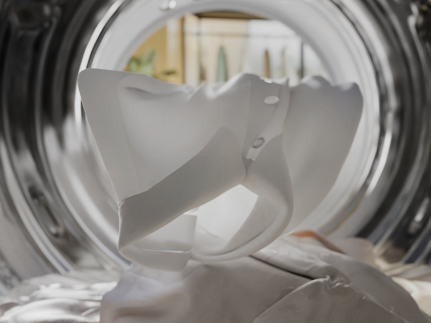 9kg Front-Load Washing Machine, 1600 rpm, Auto Detergent Dosing, Steam & WiFi, White