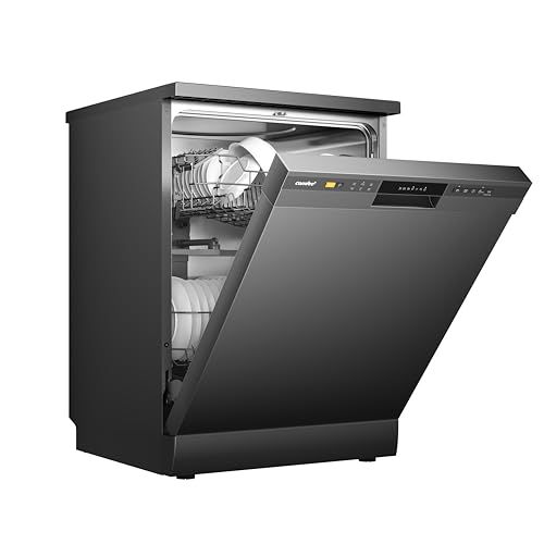 COMFEE' Freestanding Dishwasher CDWPF1201PB-UK 60cm Width, Full Size Dishwasher with 12 place settings