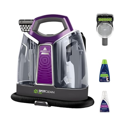 BISSELL SpotClean Pet, Carpet Cleaner, Portable Spot Cleaner, Spills & Carpet Stain Remover