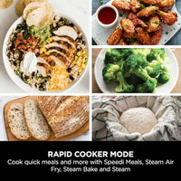 Ninja Speedi 10-in-1 Rapid Cooker, Air Fryer and Multi Cooker, 5.7L, Meals for 4 in 15 Minutes, Air Fry, Steam