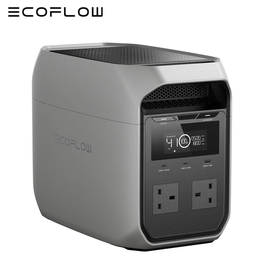 ECOFLOW DELTA 3 Classic Portable Power Station 1024Wh LFP Solar Battery 1800W AC