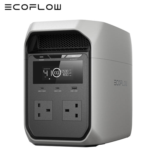 ECOFLOW DELTA 3 Classic Portable Power Station 1024Wh LFP Solar Battery 1800W AC