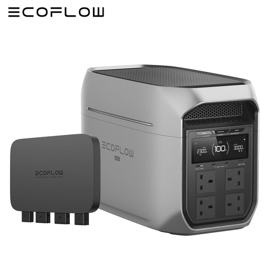 ECOFLOW DELTA 3 Max Plus 2048Wh Portable Power Station 500W Alternator Charger
